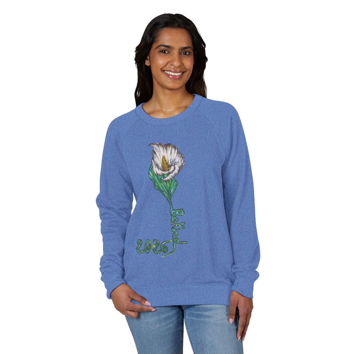 Floral Art Unisex Crewneck Sweatshirt