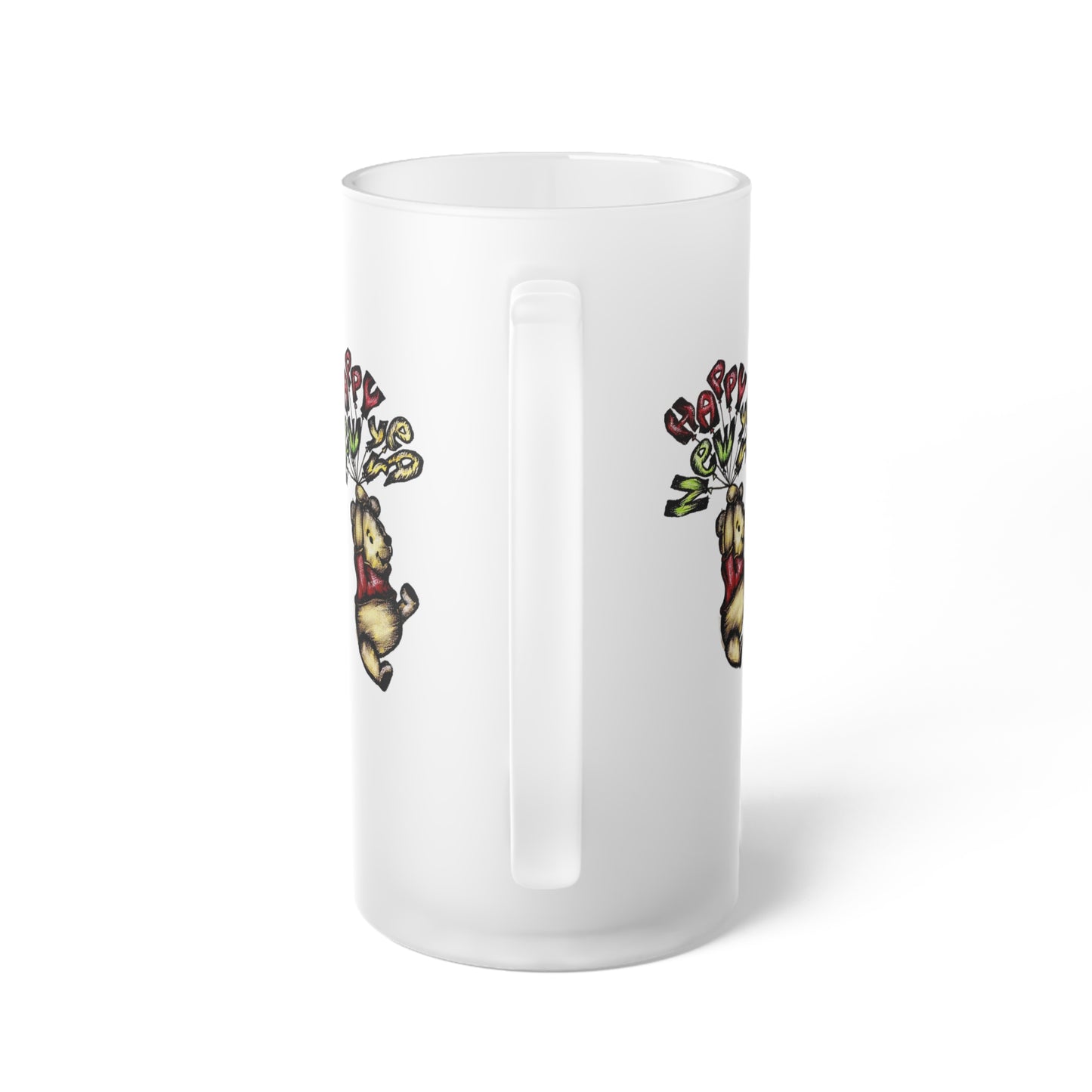 Frosted Glass Beer Mug