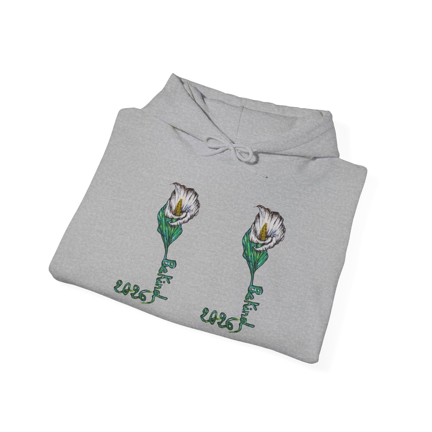 Botanical Rose Hoodie - Unisex Heavy Blend™ Sweatshirt