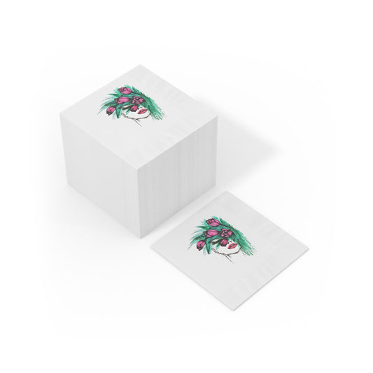 White Coined Napkins