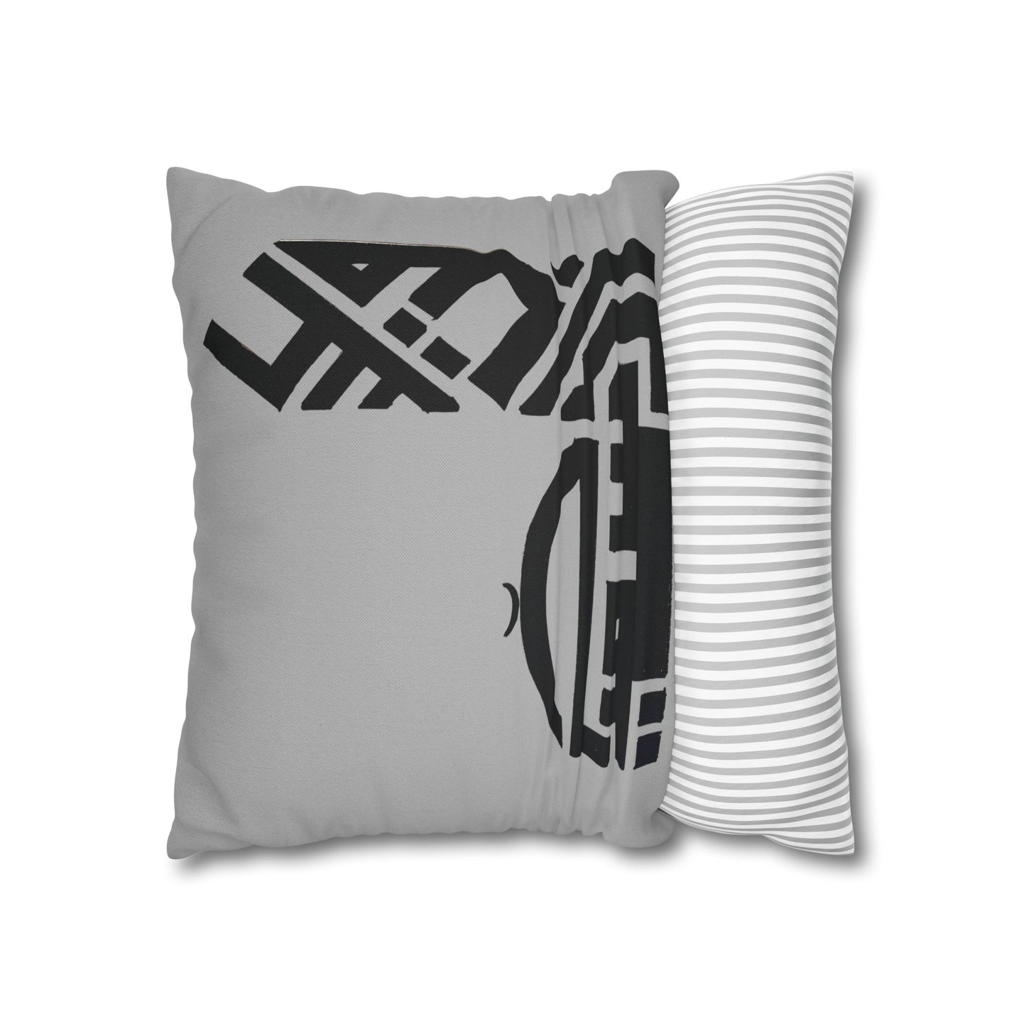 Modern Islamic Art Pillowcase - Elegant Spun Polyester Square Pillow with Arabic Calligraphy Design