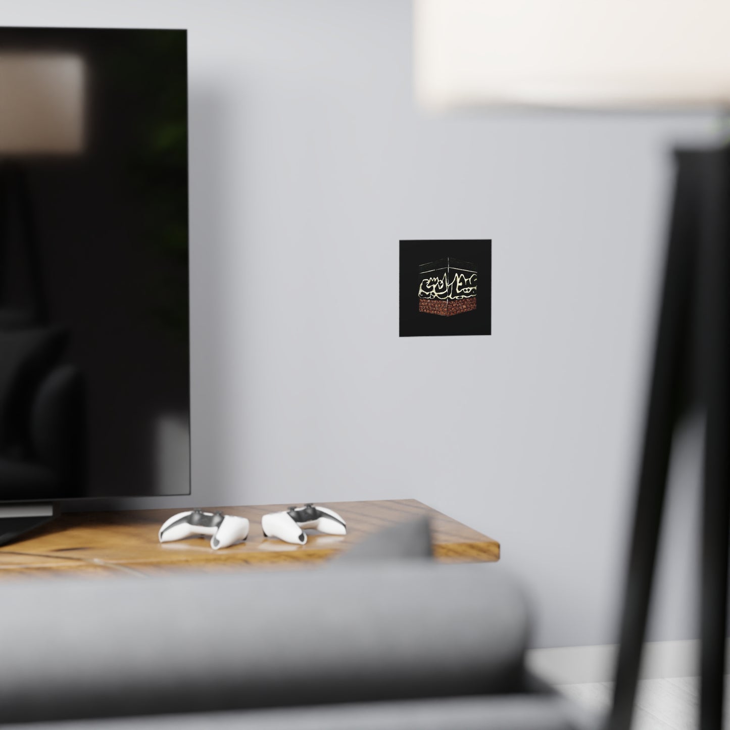 Inspirational Islamic Matte Paper Poster - Unique Kaaba Design for Home Decor