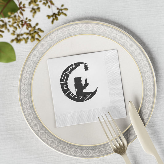 White Coined Napkins