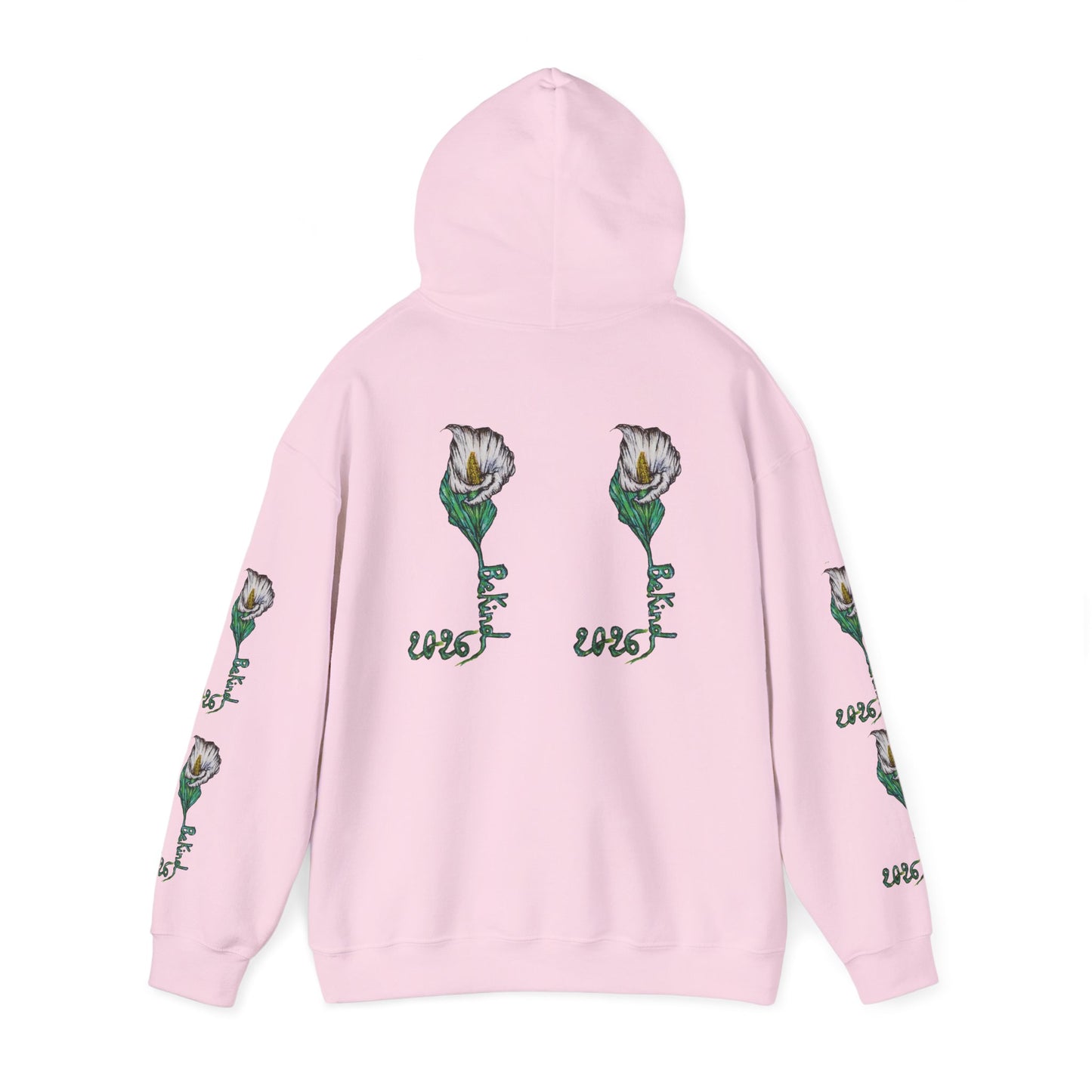 Botanical Rose Hoodie - Unisex Heavy Blend™ Sweatshirt
