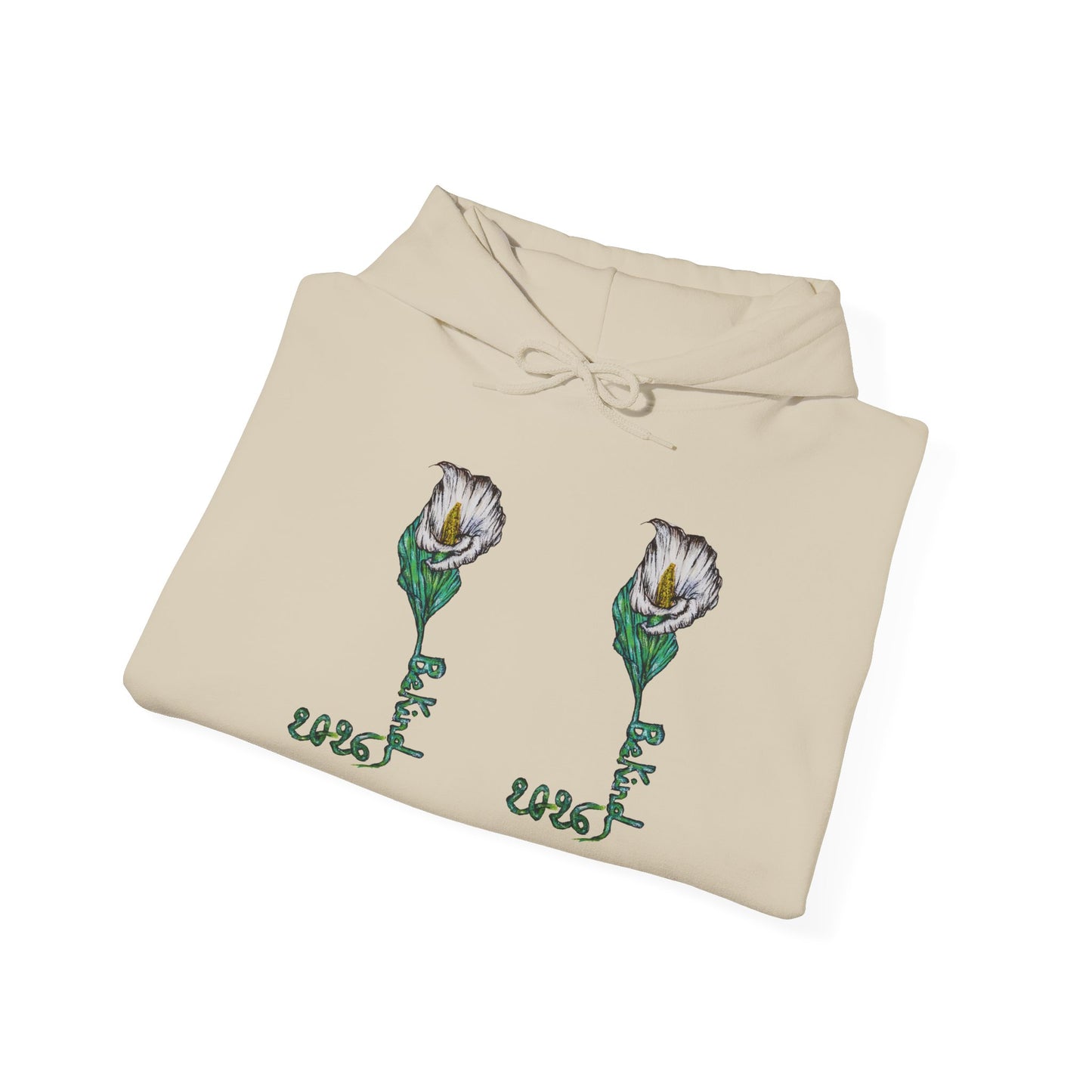 Botanical Rose Hoodie - Unisex Heavy Blend™ Sweatshirt