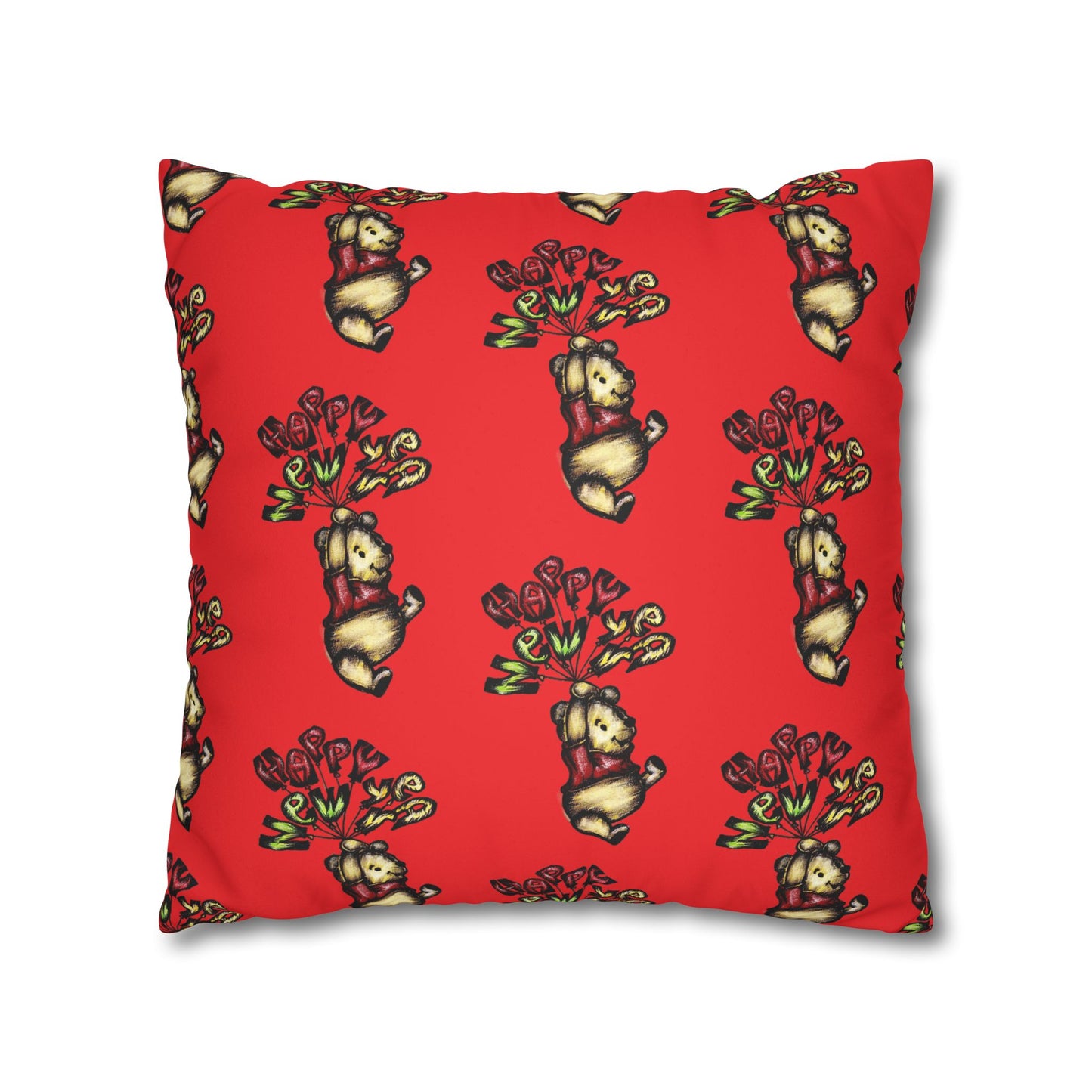 Faux Suede Square Pillowcase