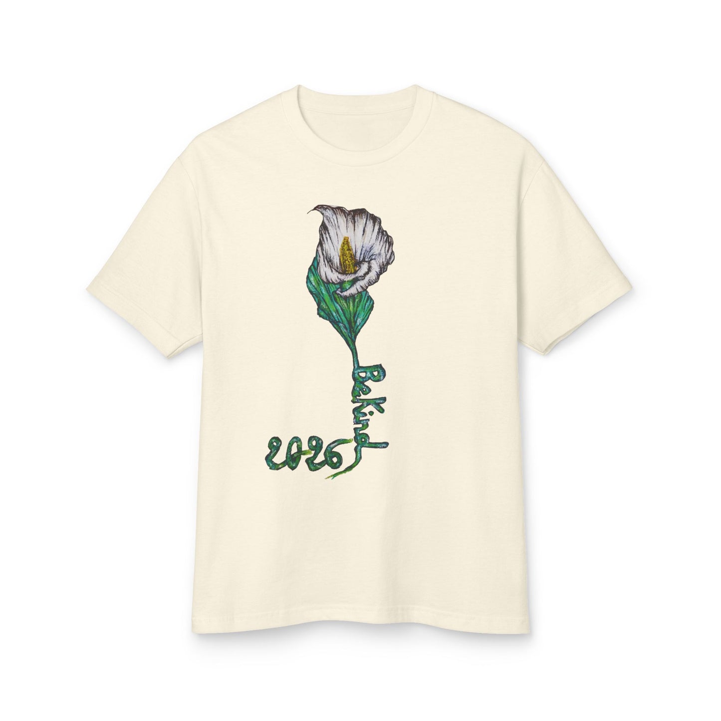 Floral Art Statement Tee - 2025 Edition