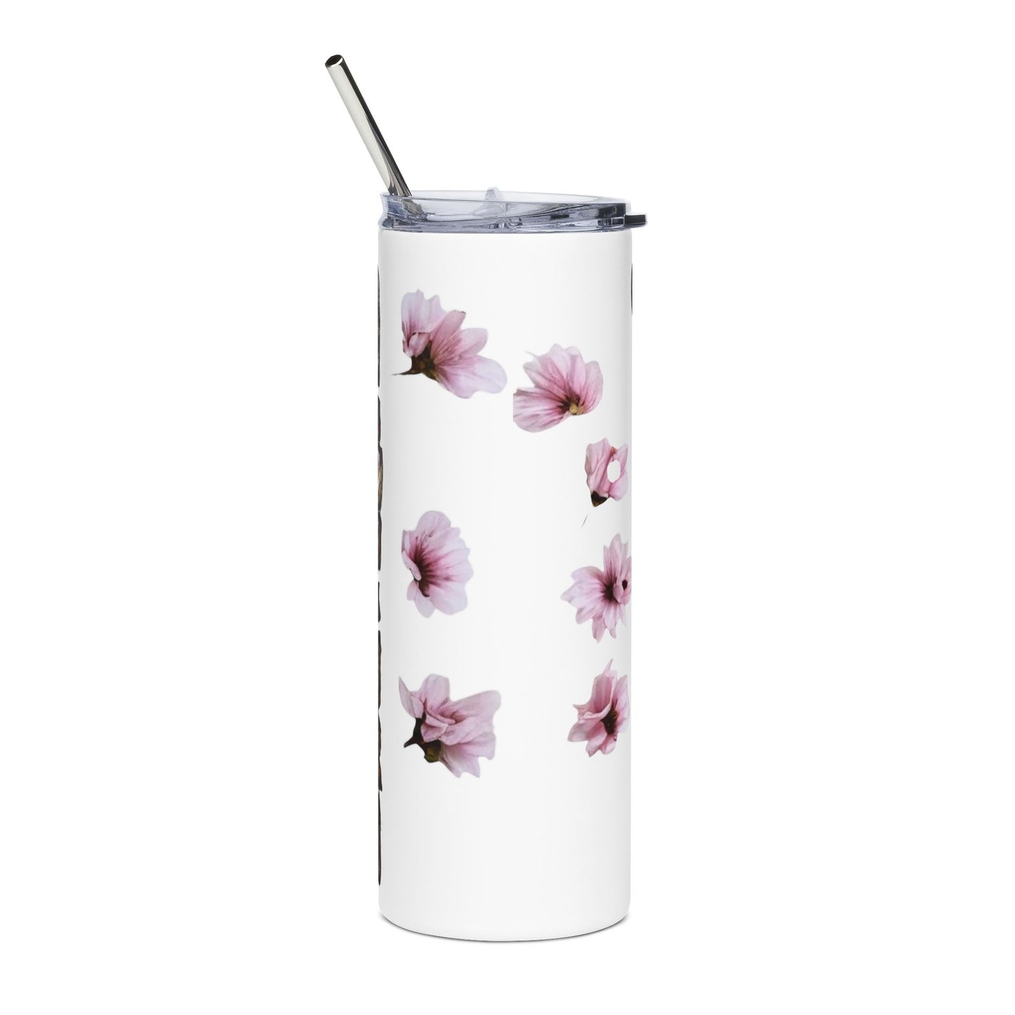 Arabic Calligraphy Floral 20oz Stainless Steel Tumbler