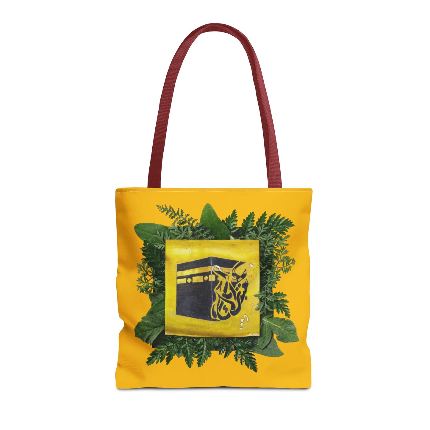 Kaaba Floral Tote Bag – Islamic Pilgrimage Hajj Umrah Gift