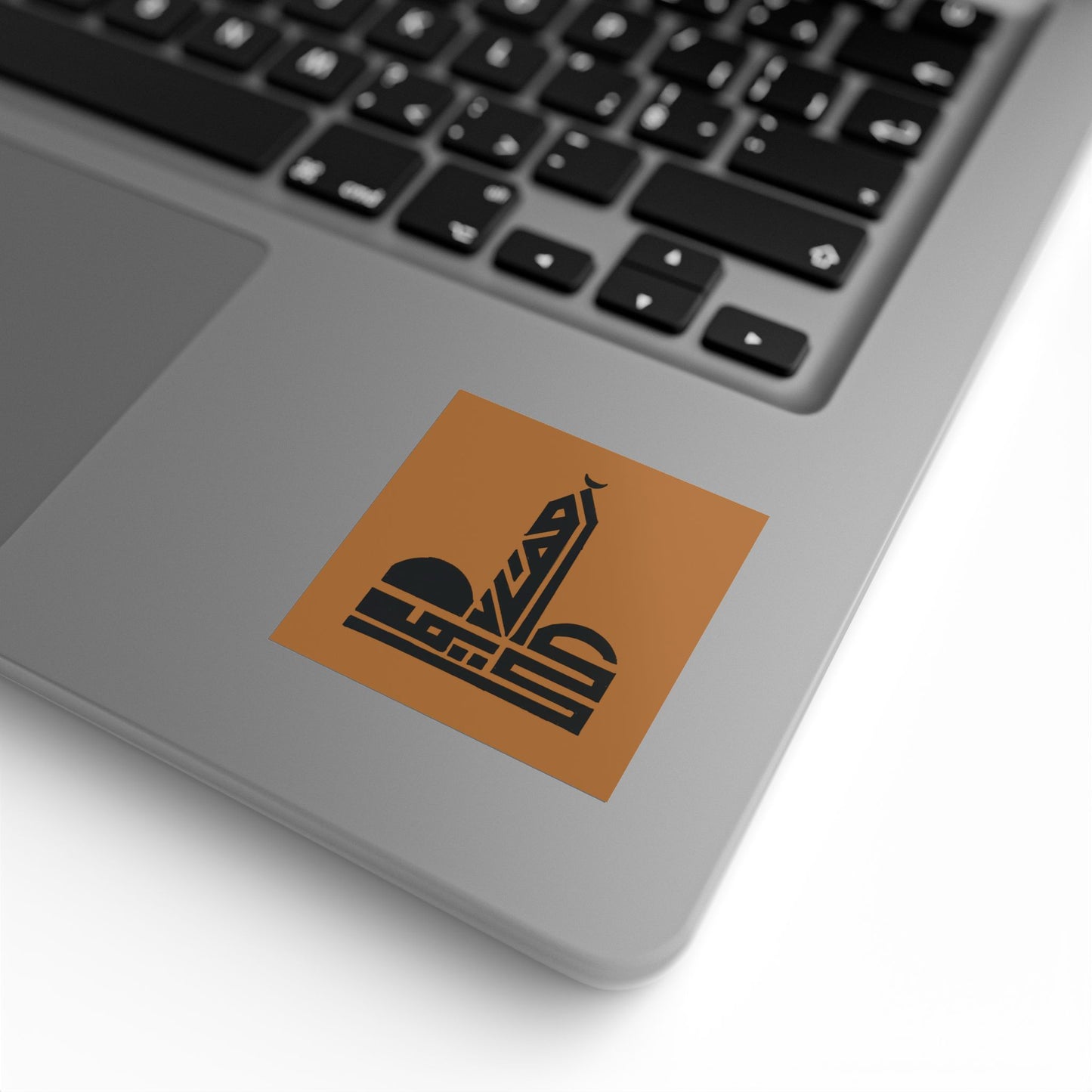 Unique Mosque Design Square Sticker Label Rolls – Perfect for Events & Spiritual Gatherings