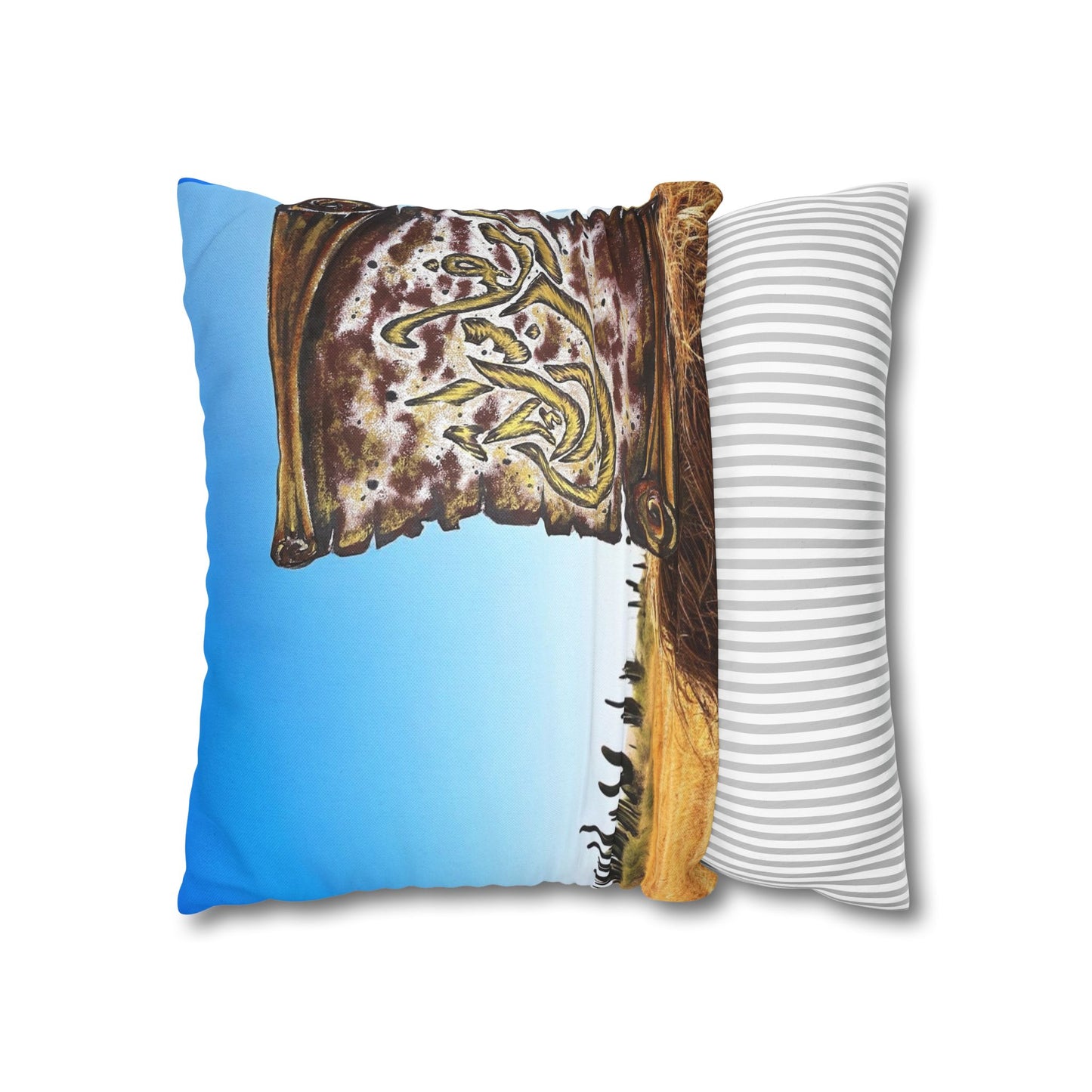 Desert Calligraphy Decorative Pillowcase