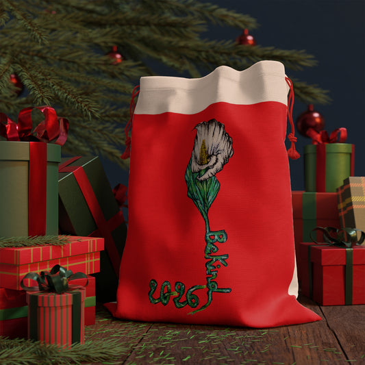 Artistic Floral Gift Bag for Holidays & Special Occasions