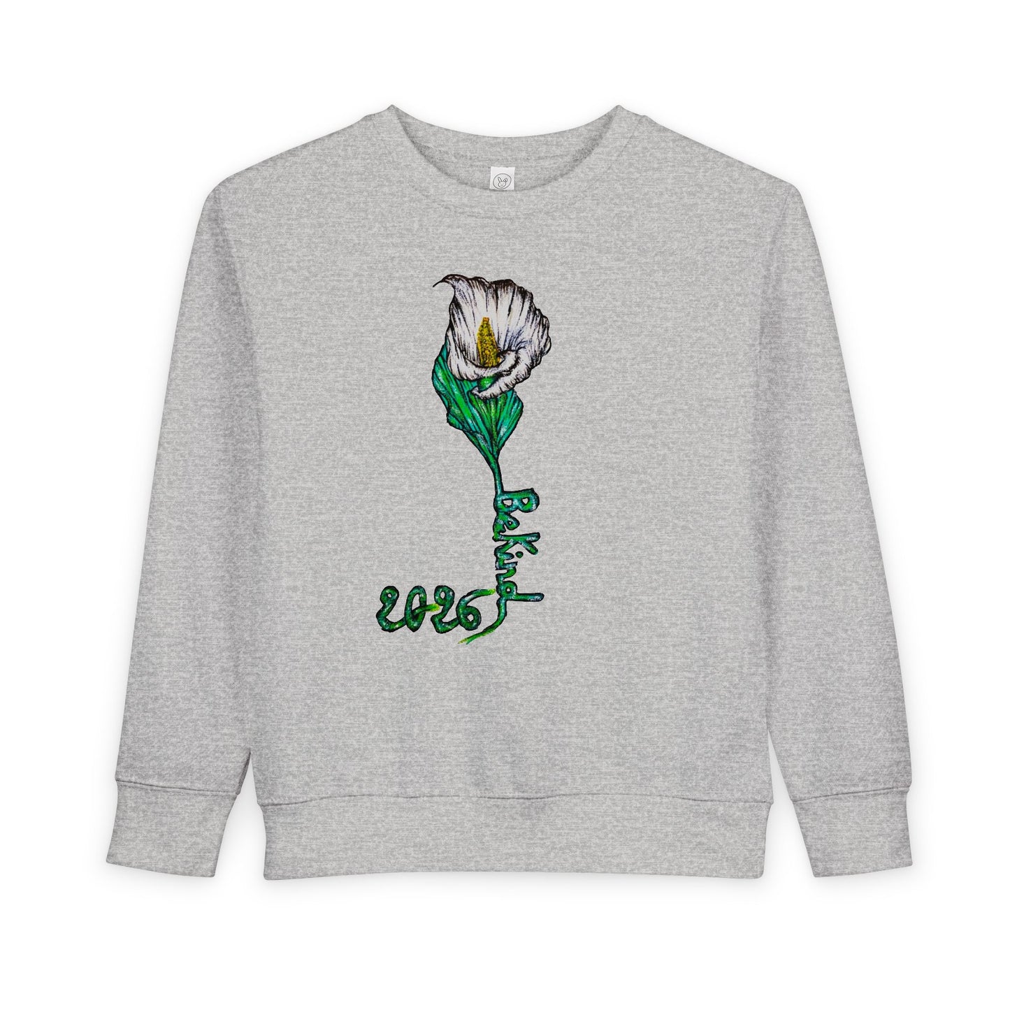 Floral Toddler Sweatshirt - Playful and Cozy Unisex Design