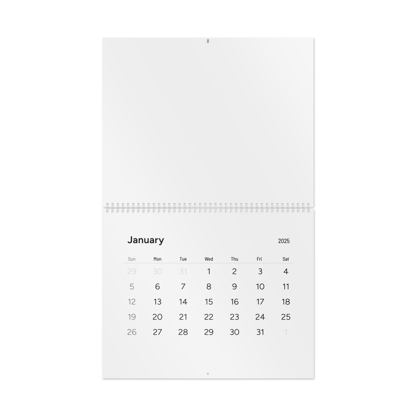 Standard Wall Calendar (2025)