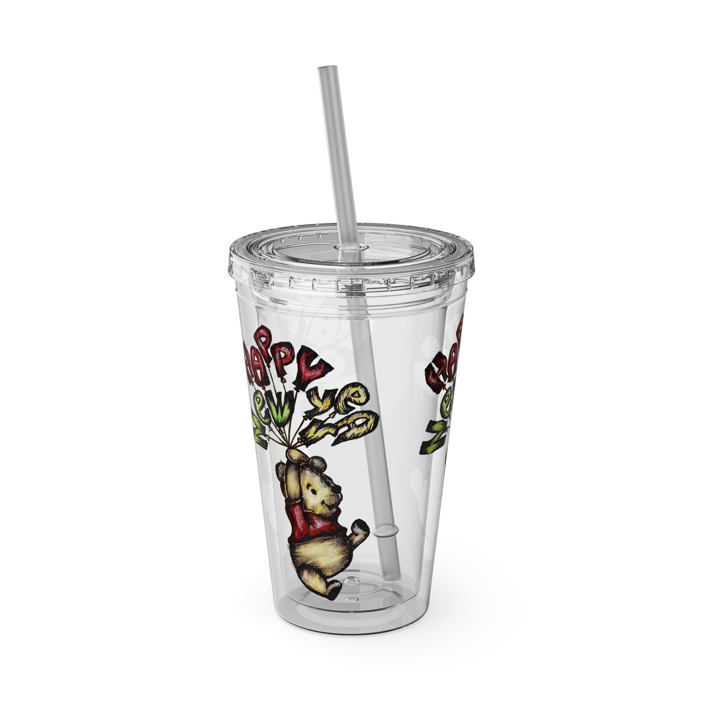 Sunsplash Tumbler with Straw, 16oz