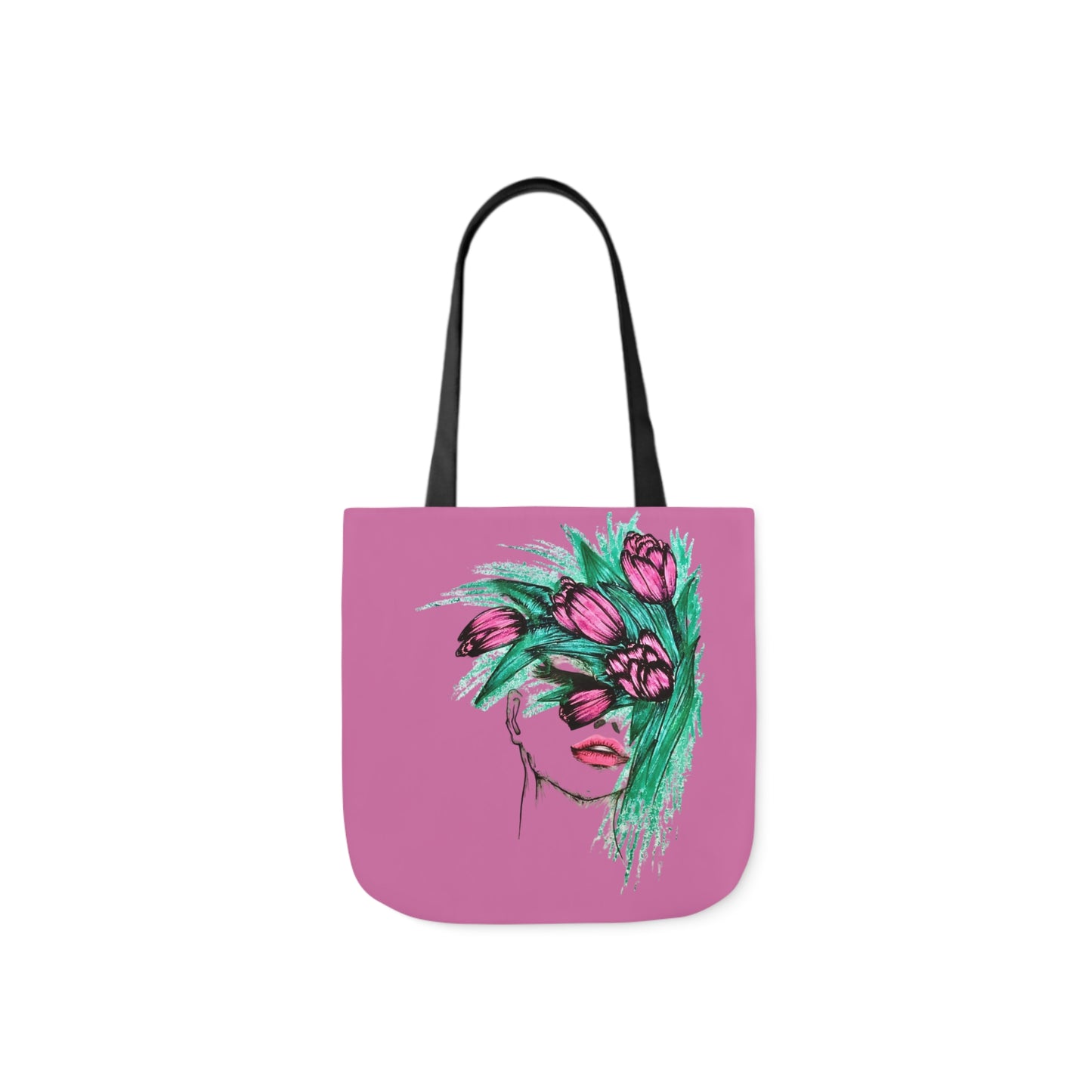 Canvas Tote Bag, 5-Color Straps