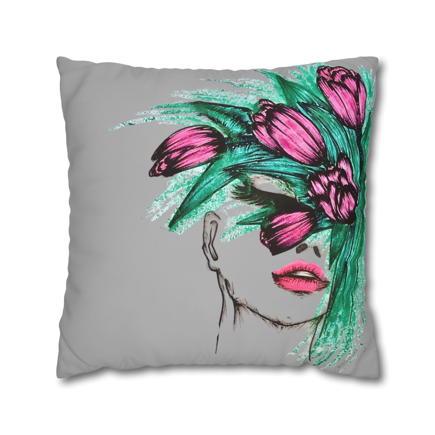 Square Poly Canvas Pillowcase