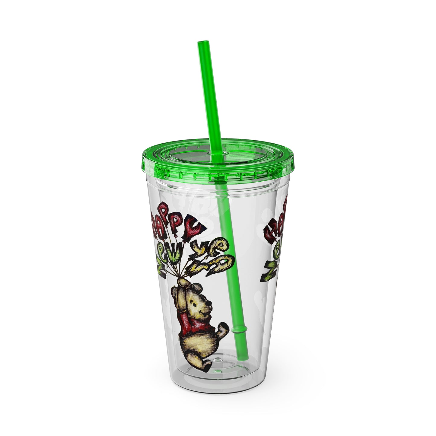 Sunsplash Tumbler with Straw, 16oz