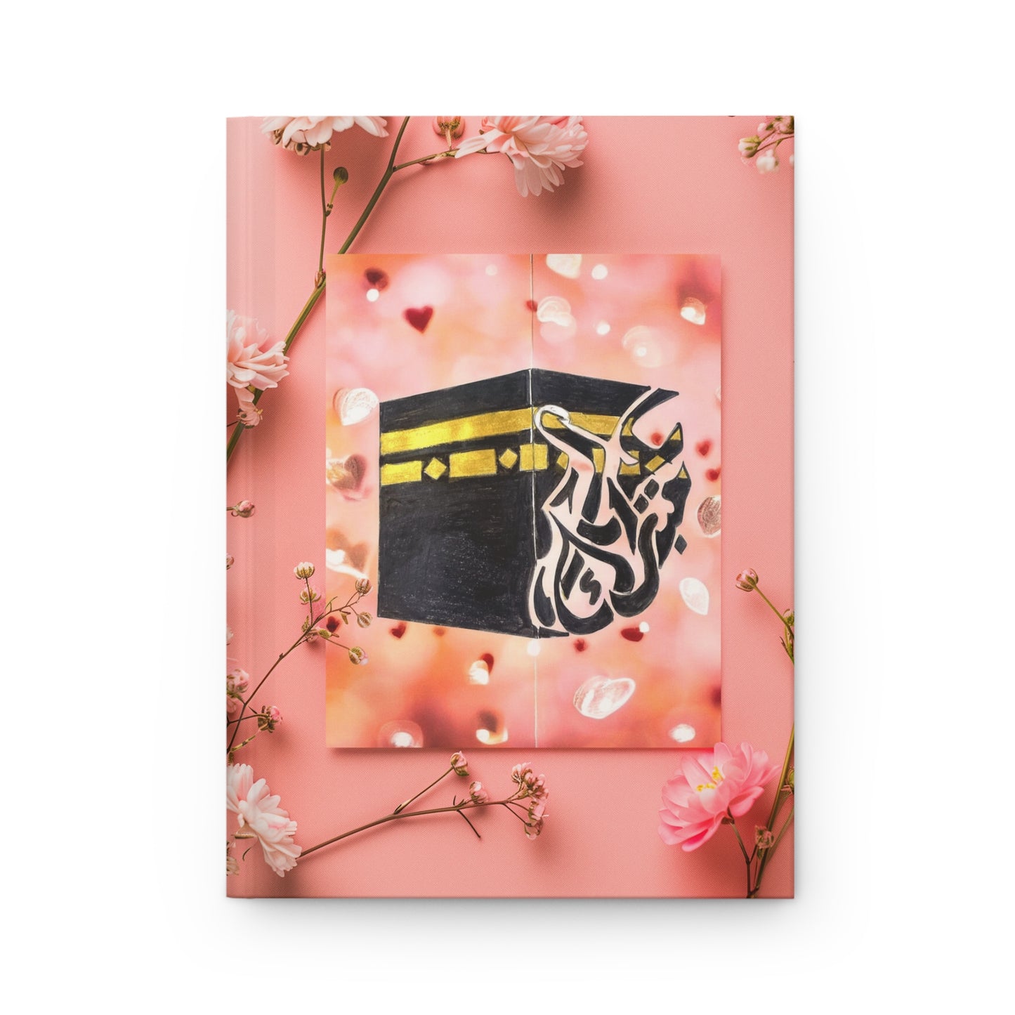 Kaaba Calligraphy Hardcover Journal — Islamic Travel & Prayer Notebook