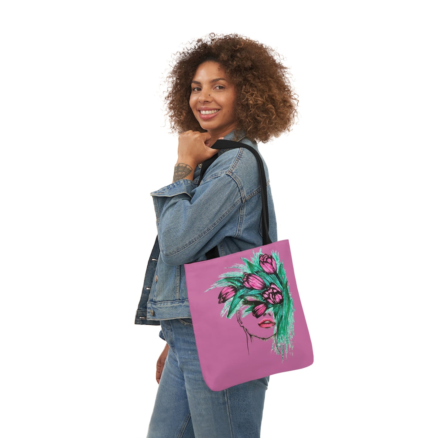 Canvas Tote Bag, 5-Color Straps
