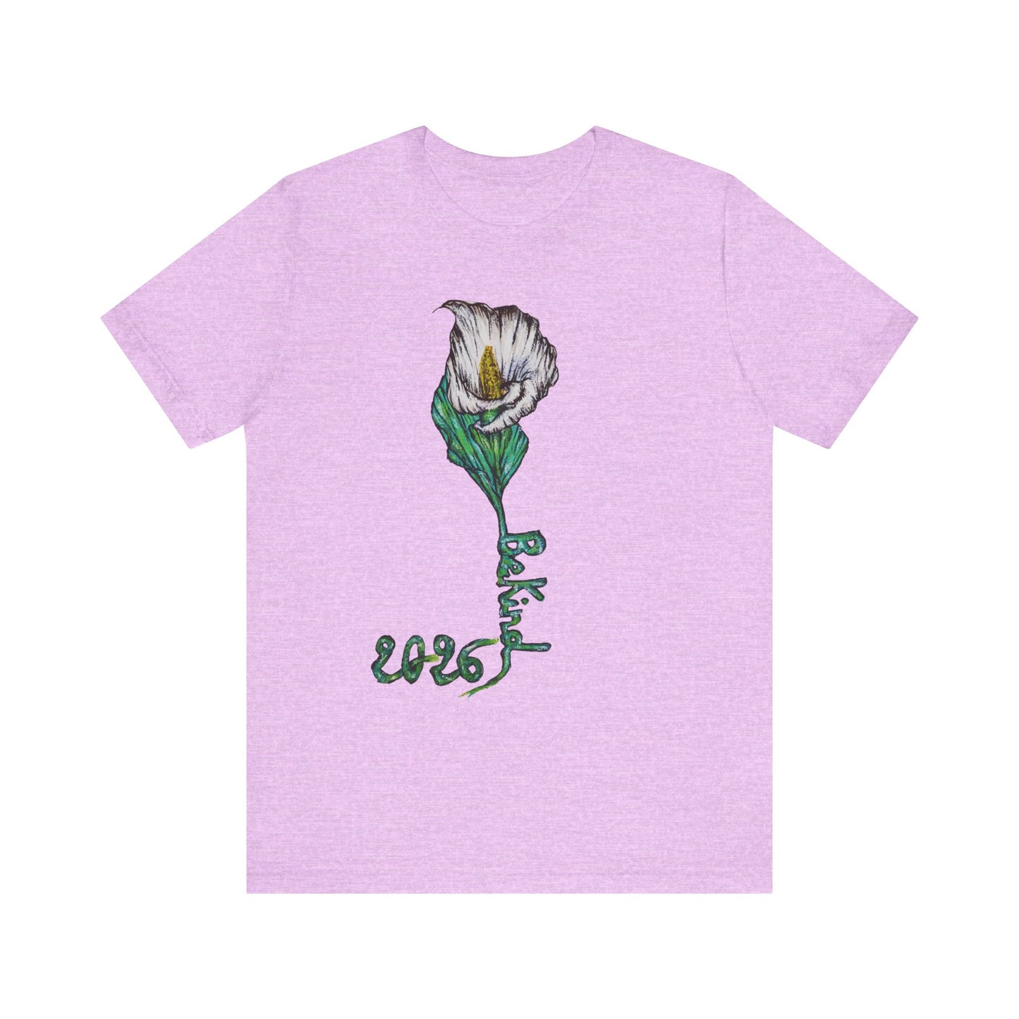 Be Kind Floral Unisex Jersey Tee