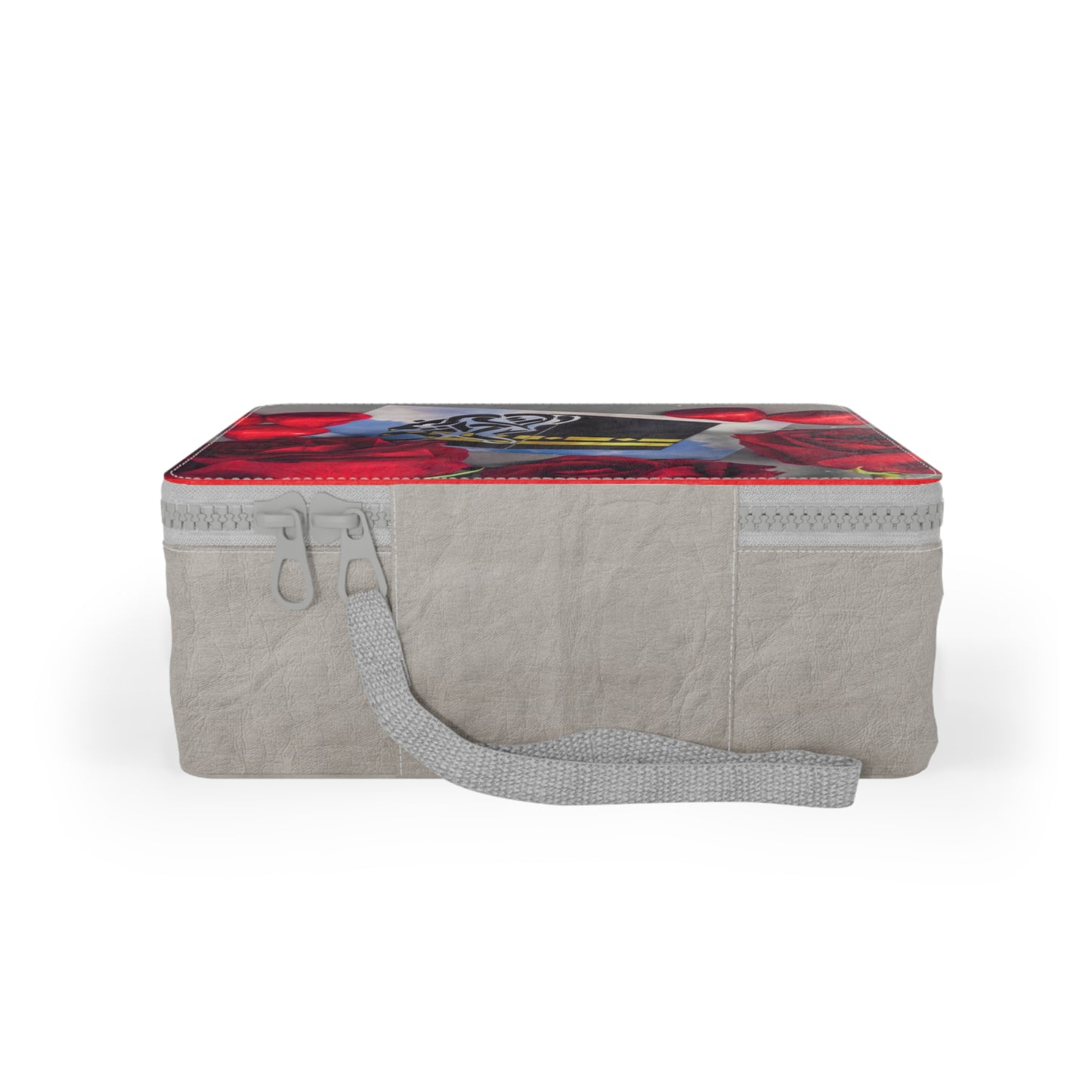 Paper Lunch Bag — Kaaba & Red Rose Design (Islamic Pilgrimage Gift)