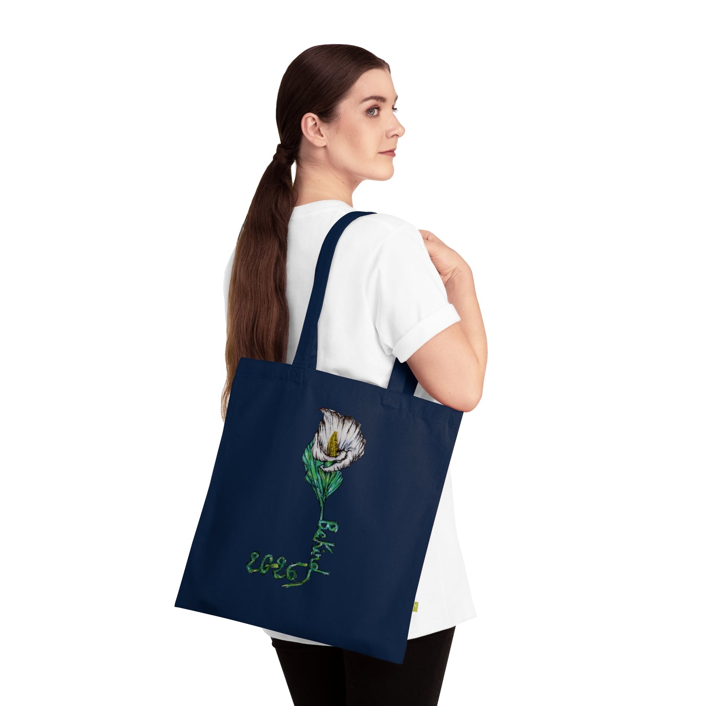 Eco-Friendly Floral Tote Bag - Ideal for Everyday Use