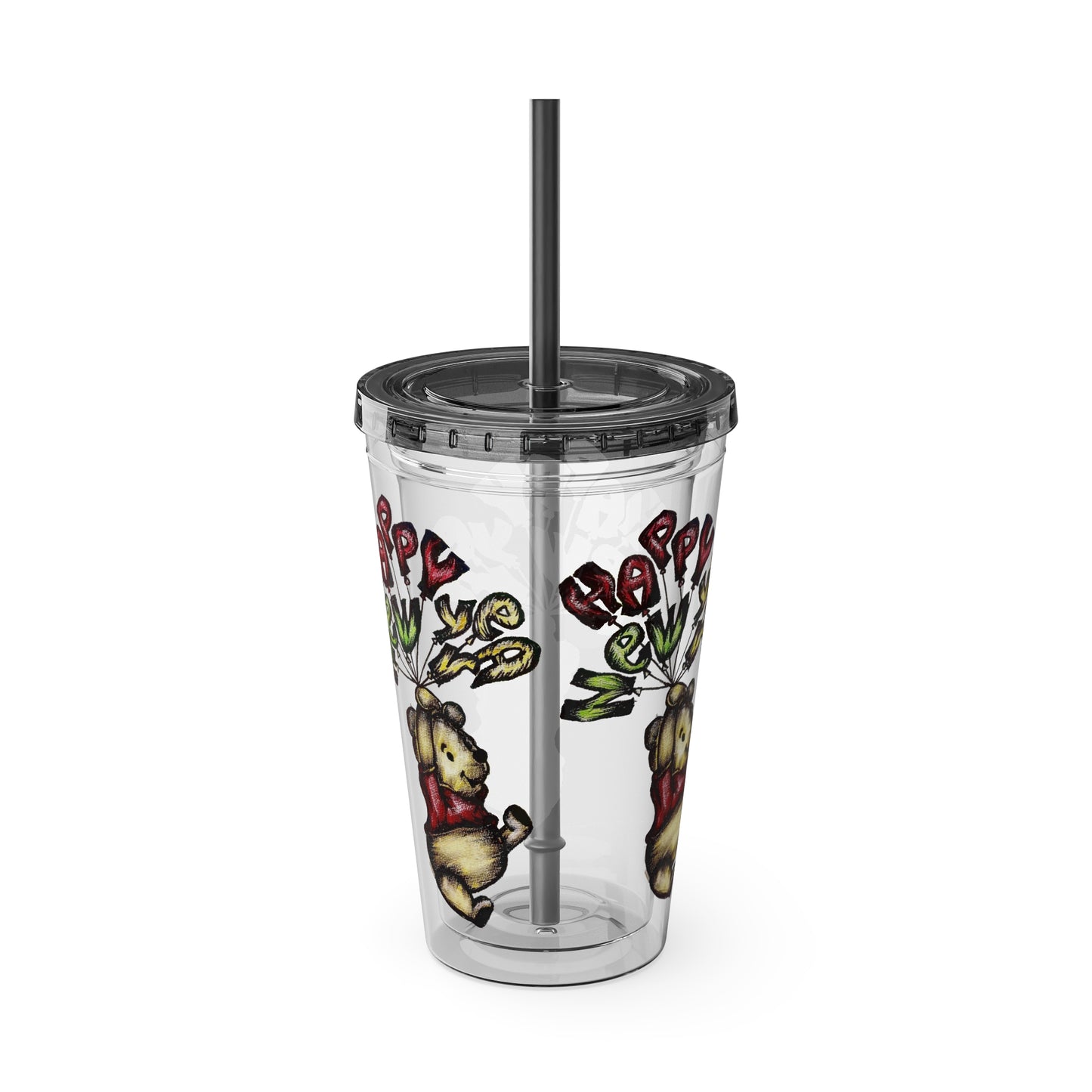 Sunsplash Tumbler with Straw, 16oz