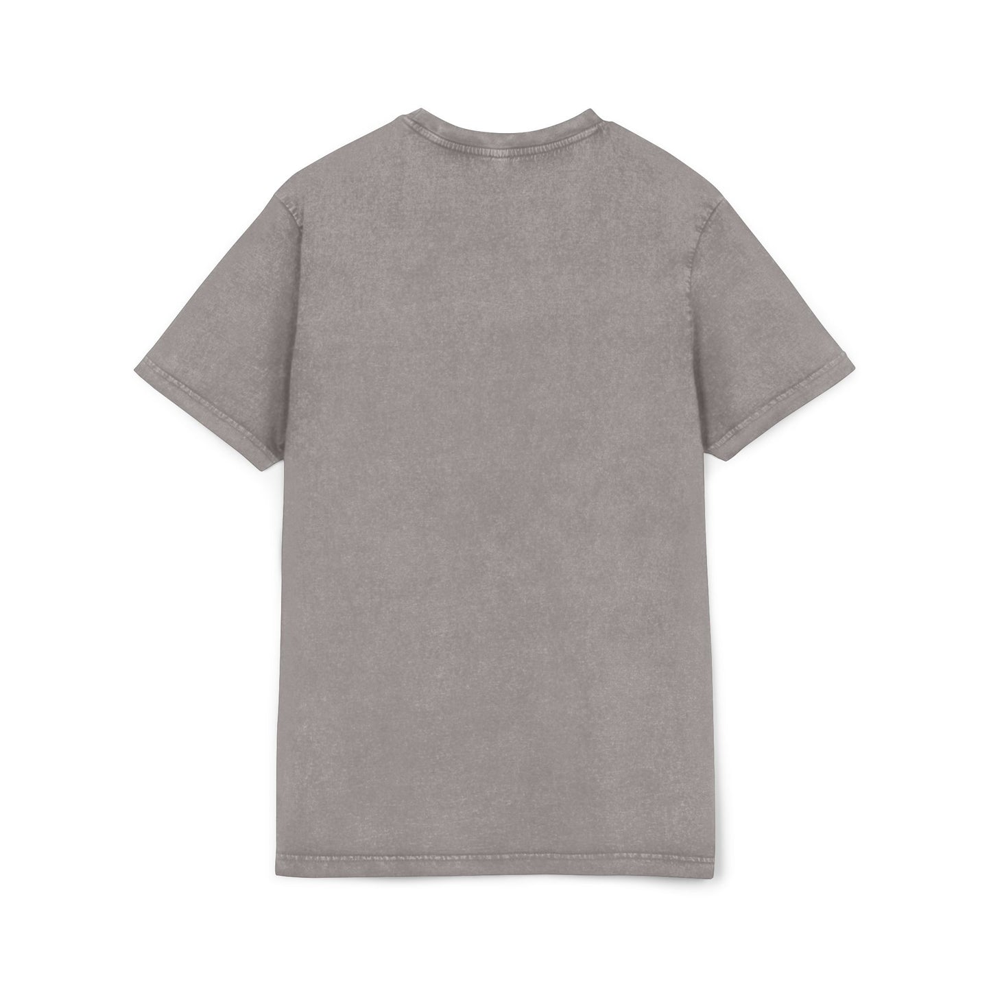 Acid Washed Floral Tee - Vintage Style Graphic T-Shirt for Casual Wear