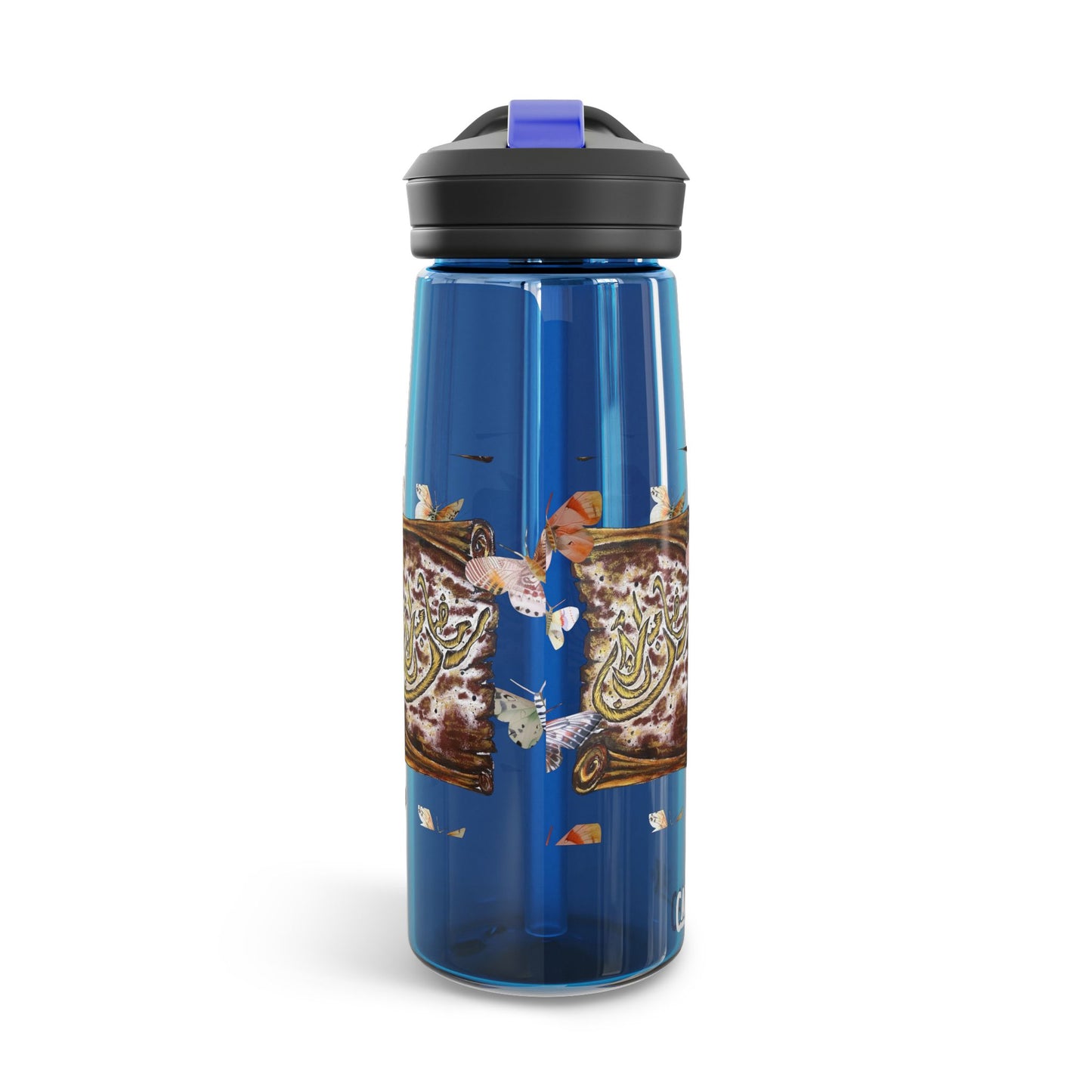 CamelBak Eddy Water Bottle — Floral Vintage Scroll Design (20oz/25oz)