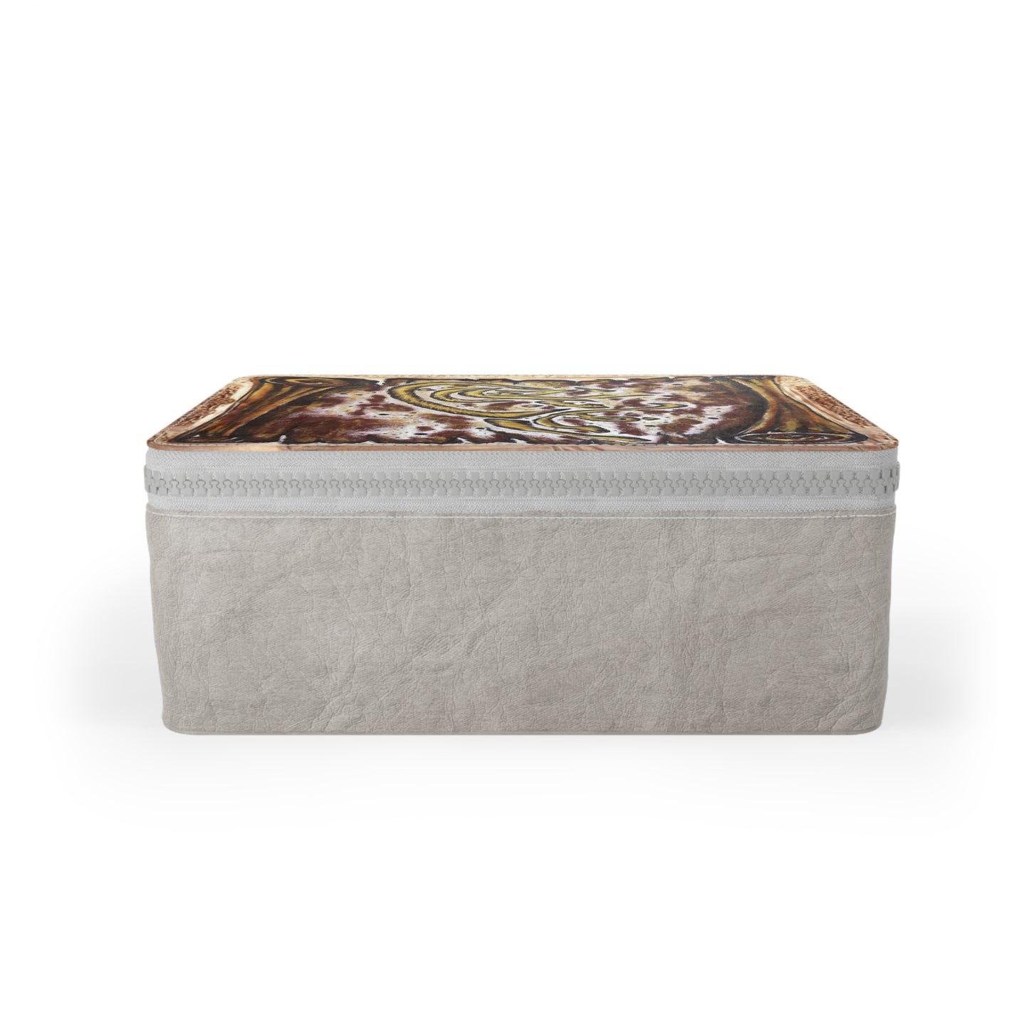 Paper Lunch Bag — Rustic Fox Scroll Illustration Insulated Lunch Tote