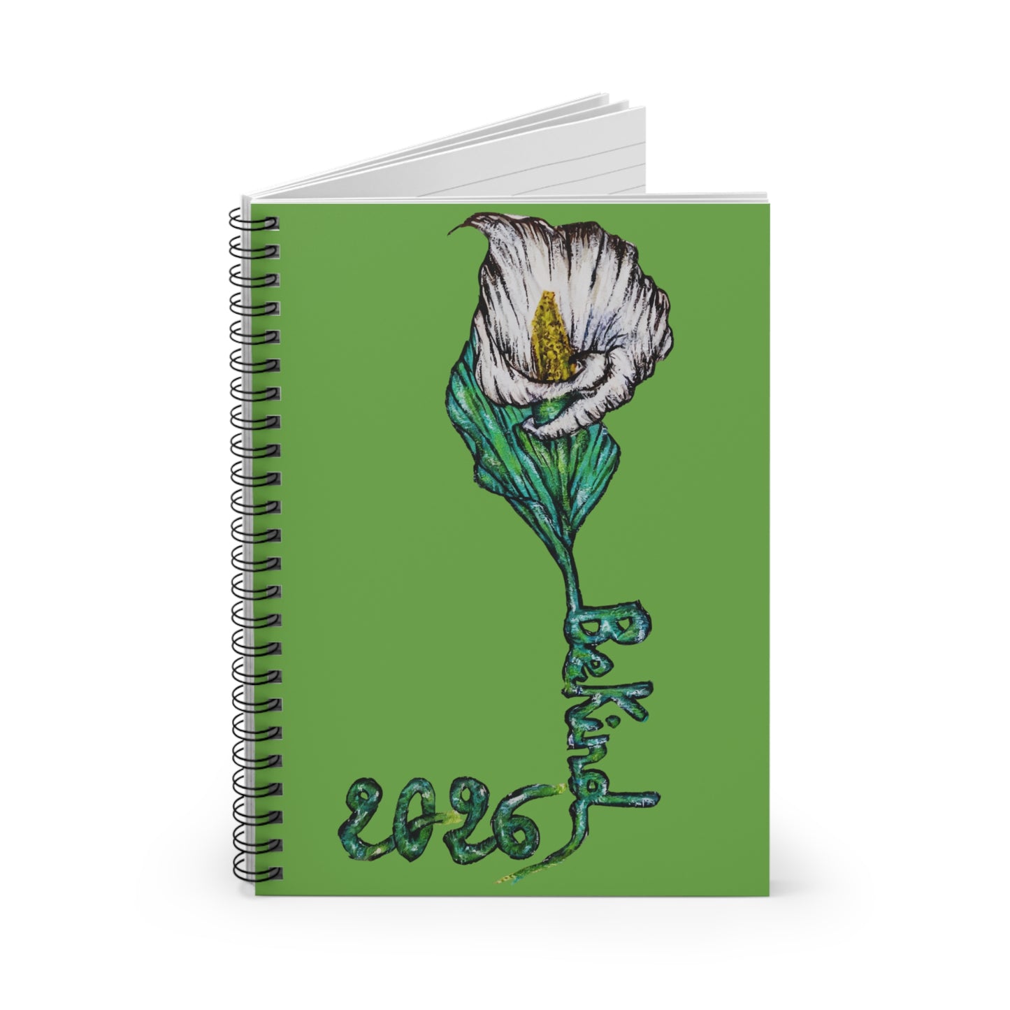 Inspirational Spiral Notebook - Be Kind 2026