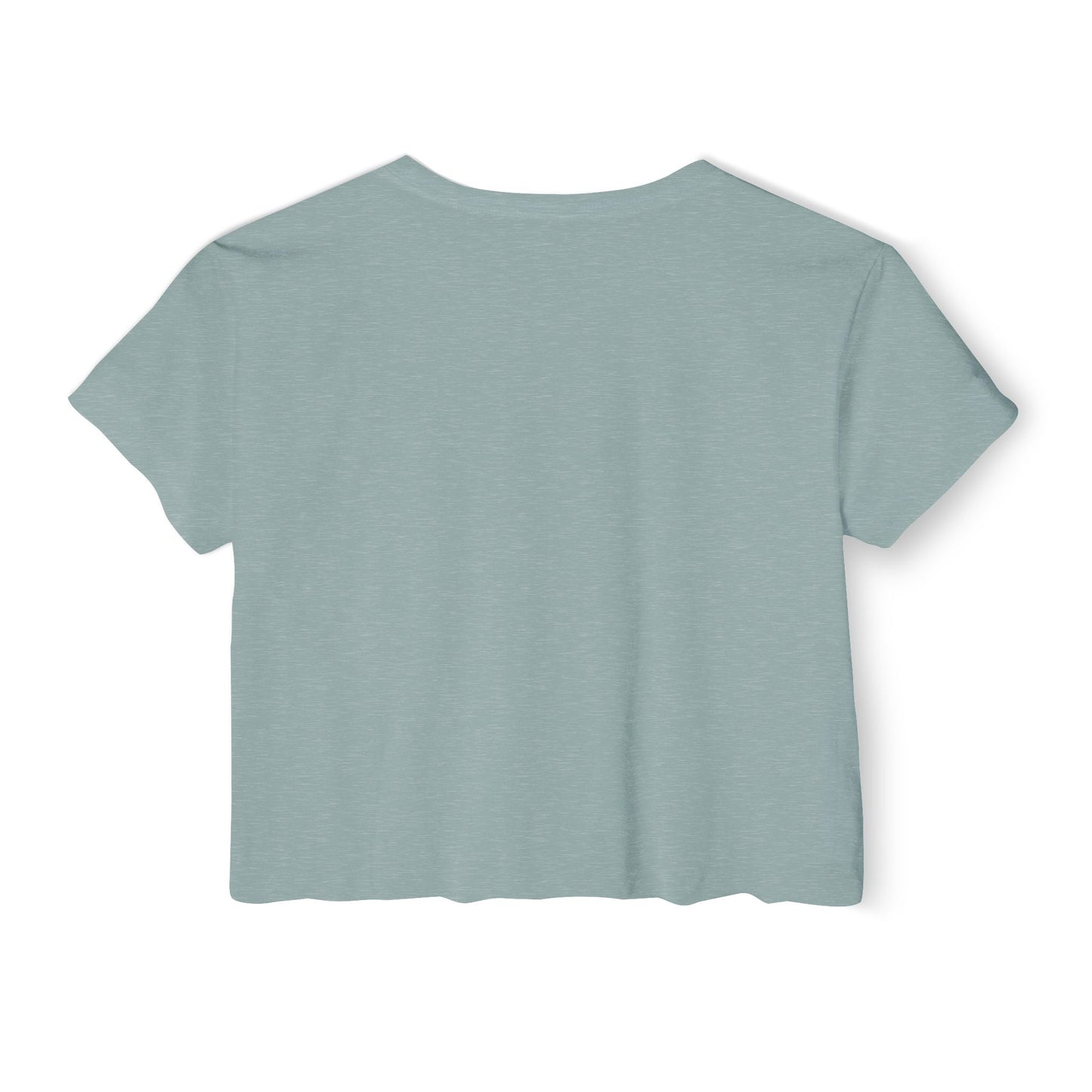 Women's Flower Graphic Crop Top - Perfect for Festivals
