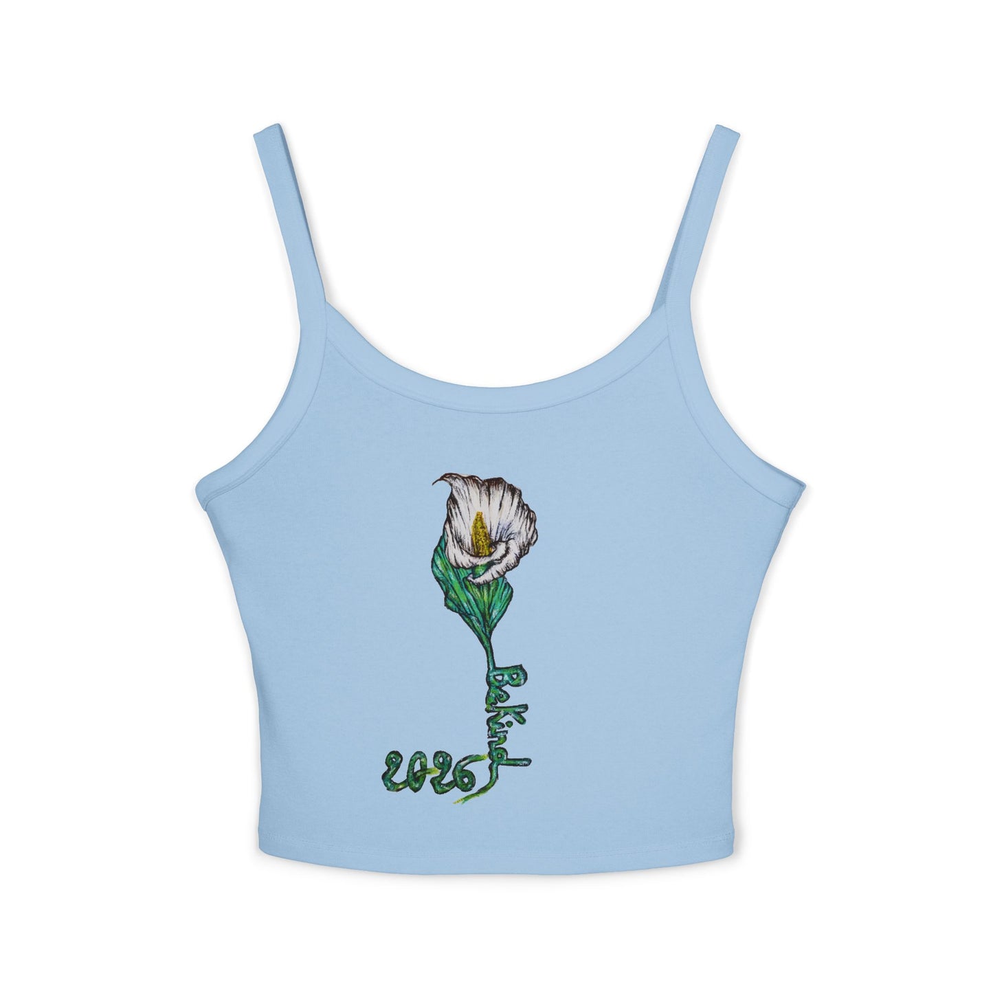 Floral Spaghetti Strap Tank Top for Women - Stylish Summer Wear