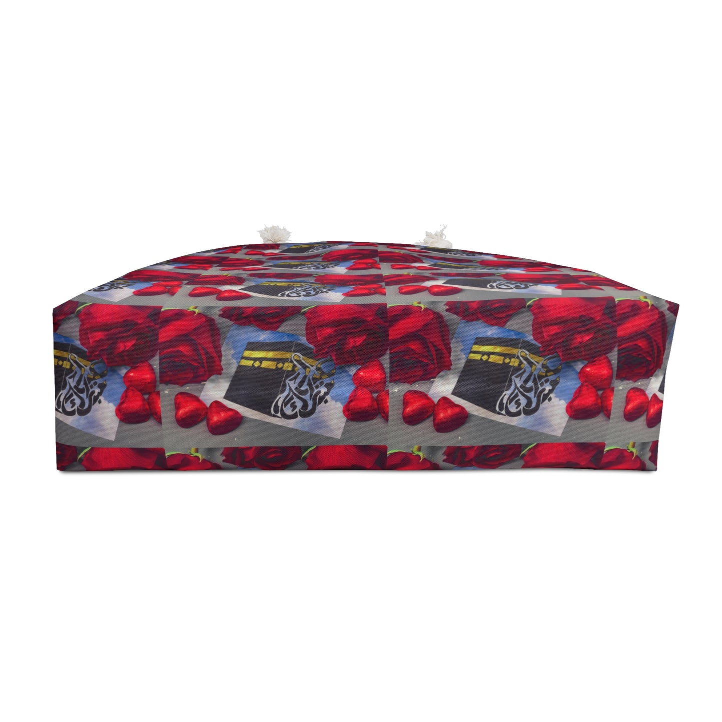Romantic Roses Weekender Bag – Red Rose & Perfume Travel Tote