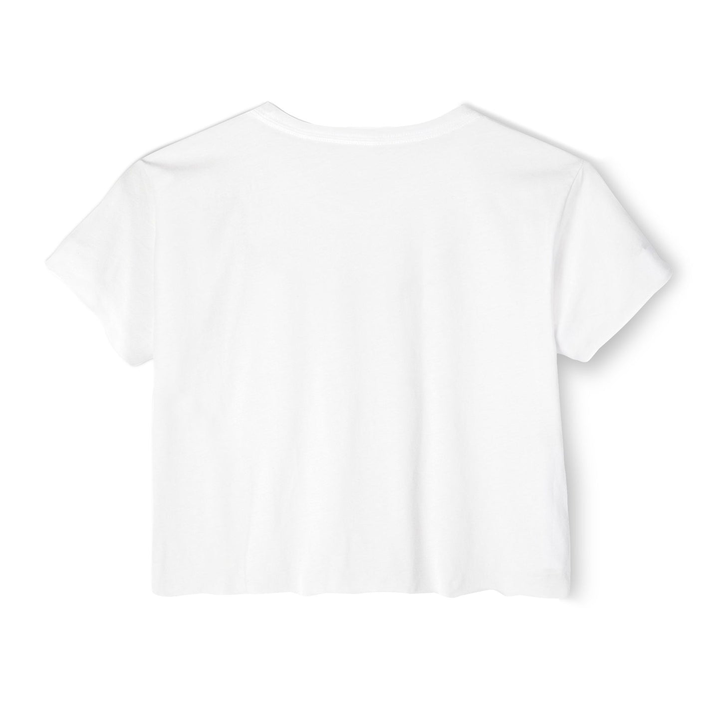 Women's Flower Graphic Crop Top - Perfect for Festivals