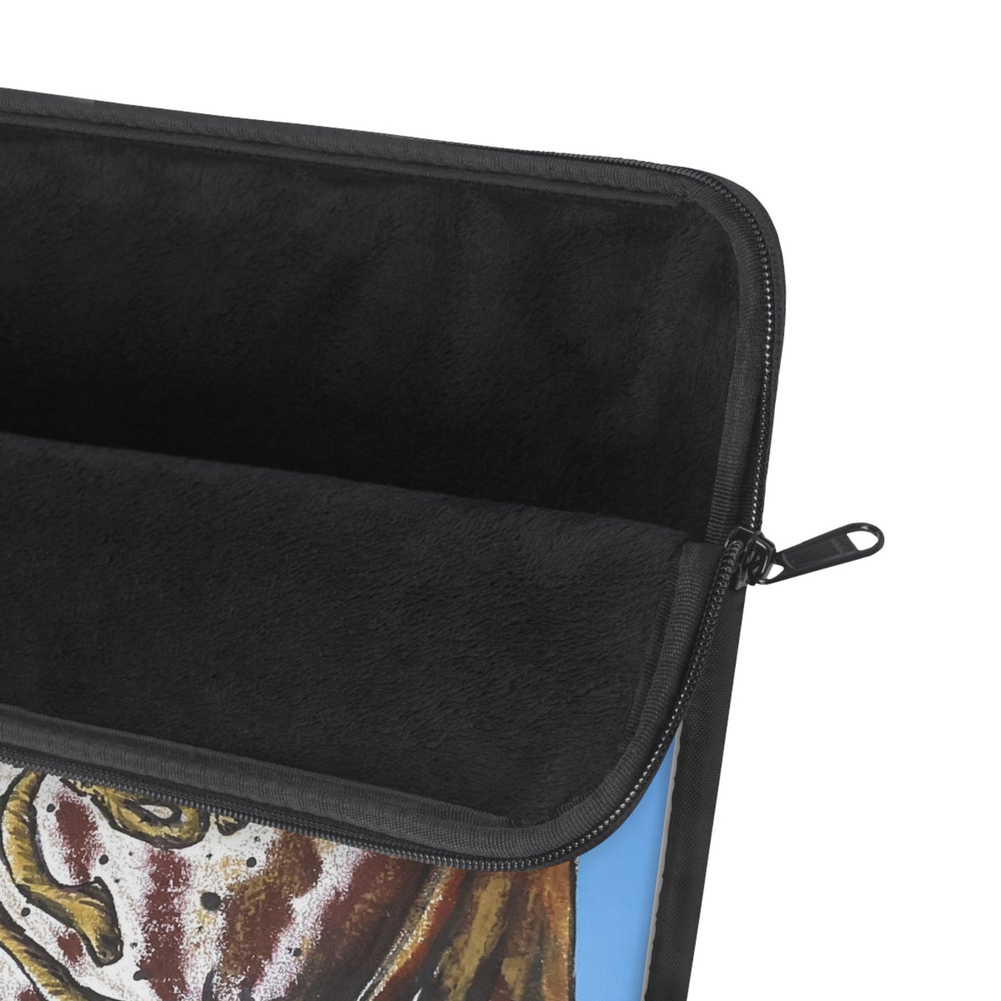 Rustic Scroll Arabic Calligraphy Laptop Sleeve — Vintage Script Design