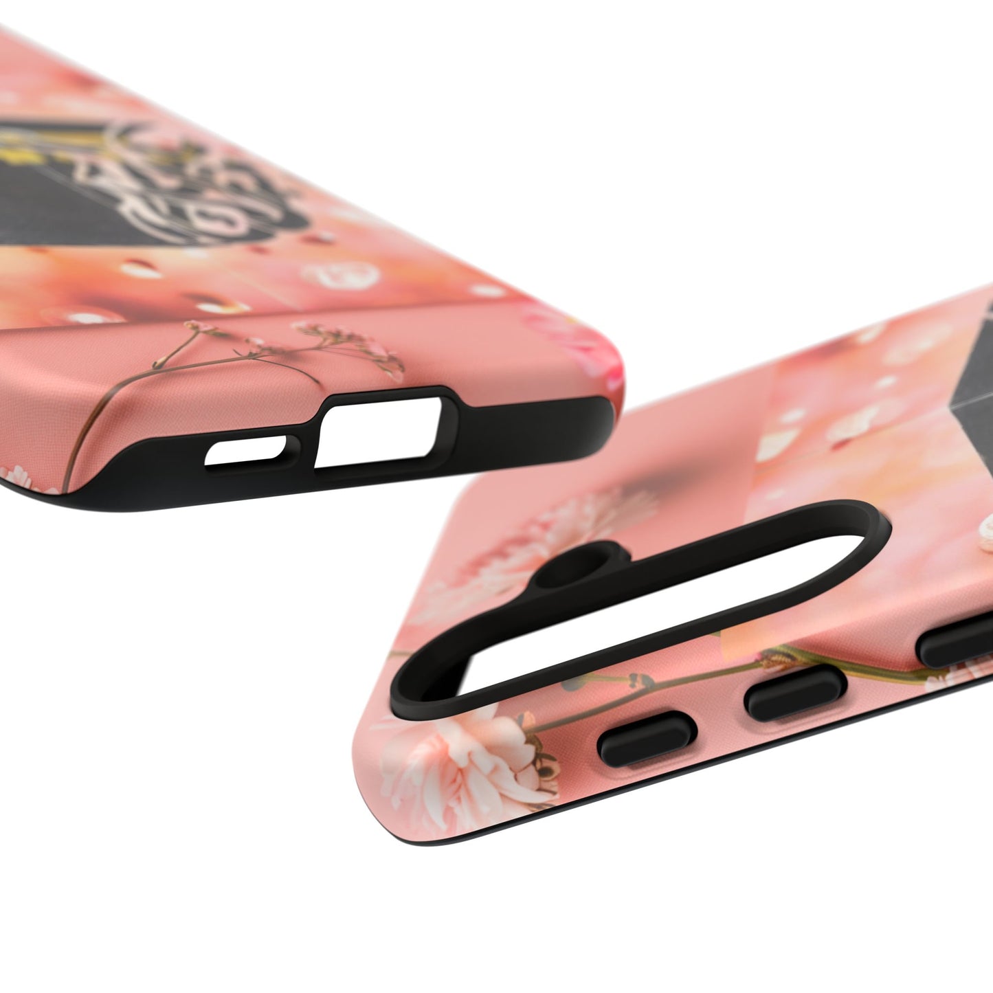 Kaaba Floral Phone Case – Pink Islamic Shrine Design