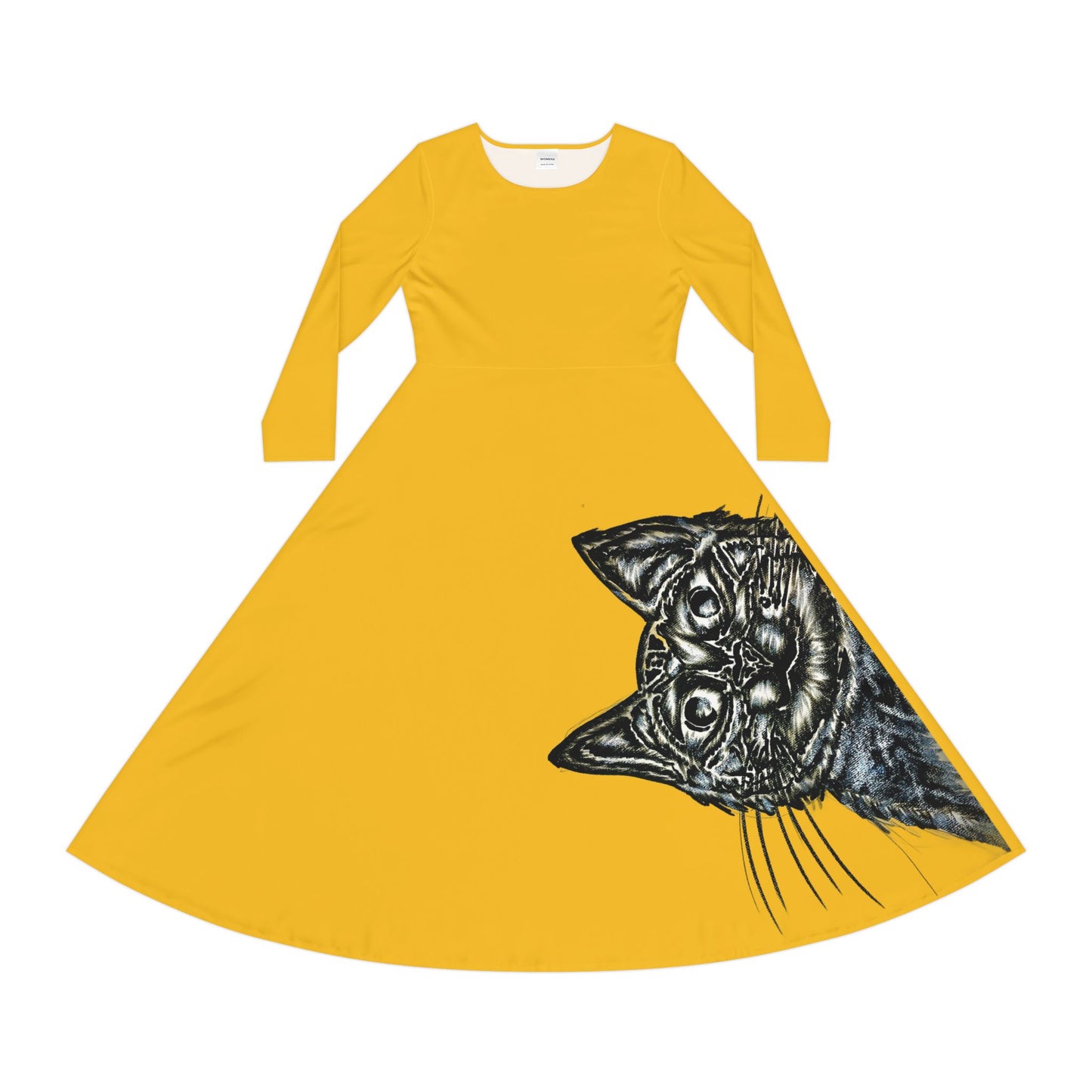 Women's Long Sleeve Dance Dress (AOP)