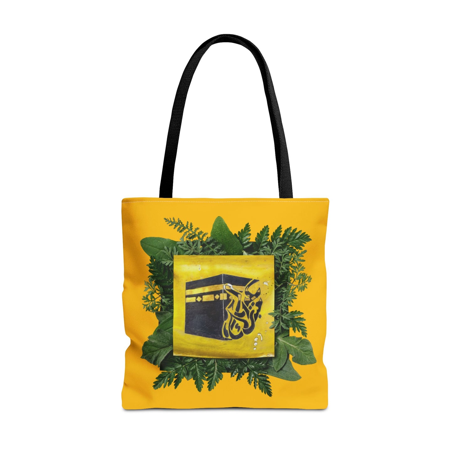 Kaaba Floral Tote Bag – Islamic Pilgrimage Hajj Umrah Gift