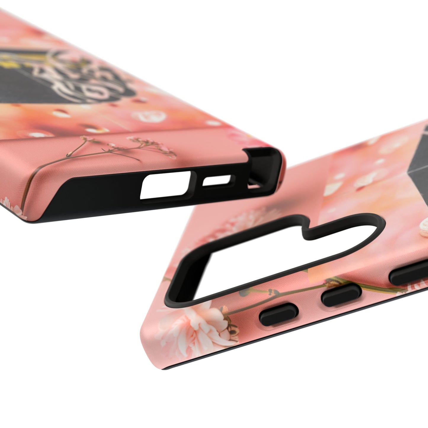 Kaaba Floral Phone Case – Pink Islamic Shrine Design
