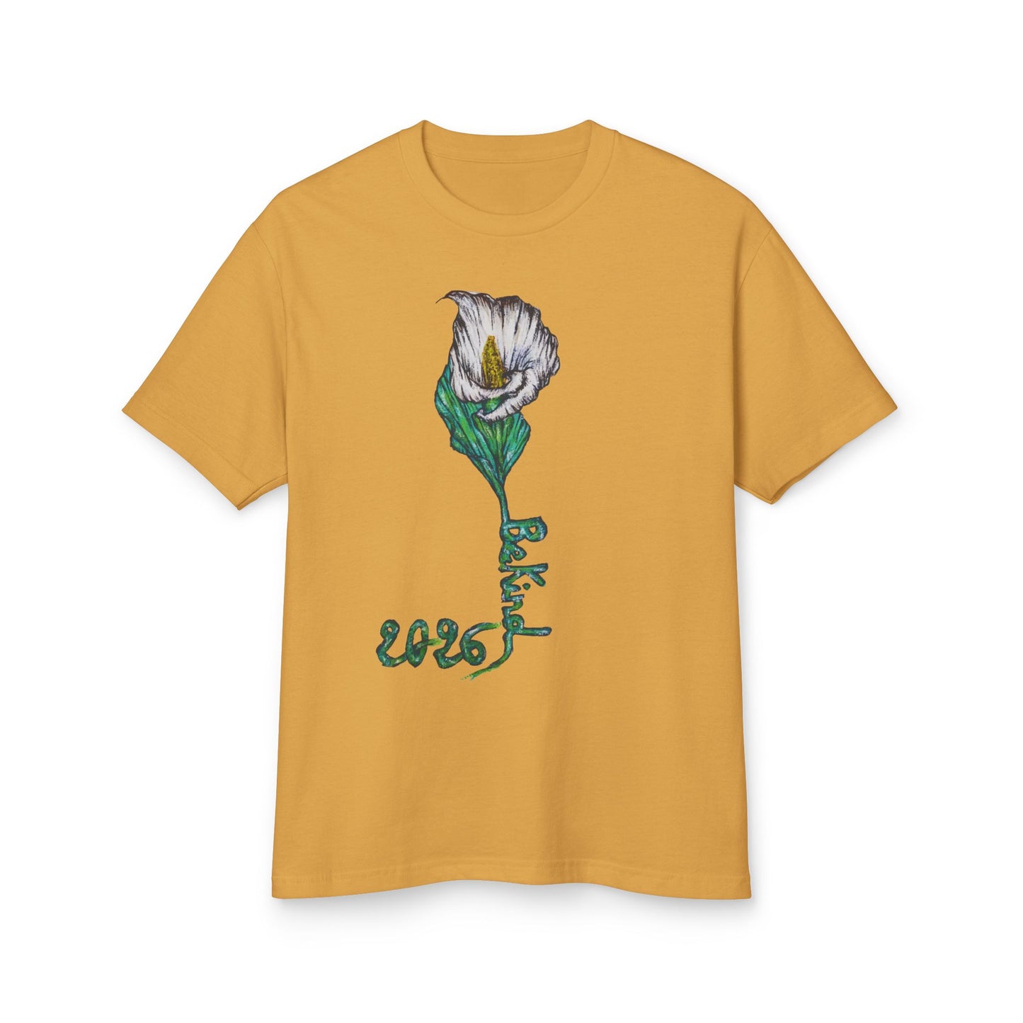 Floral Art Statement Tee - 2025 Edition