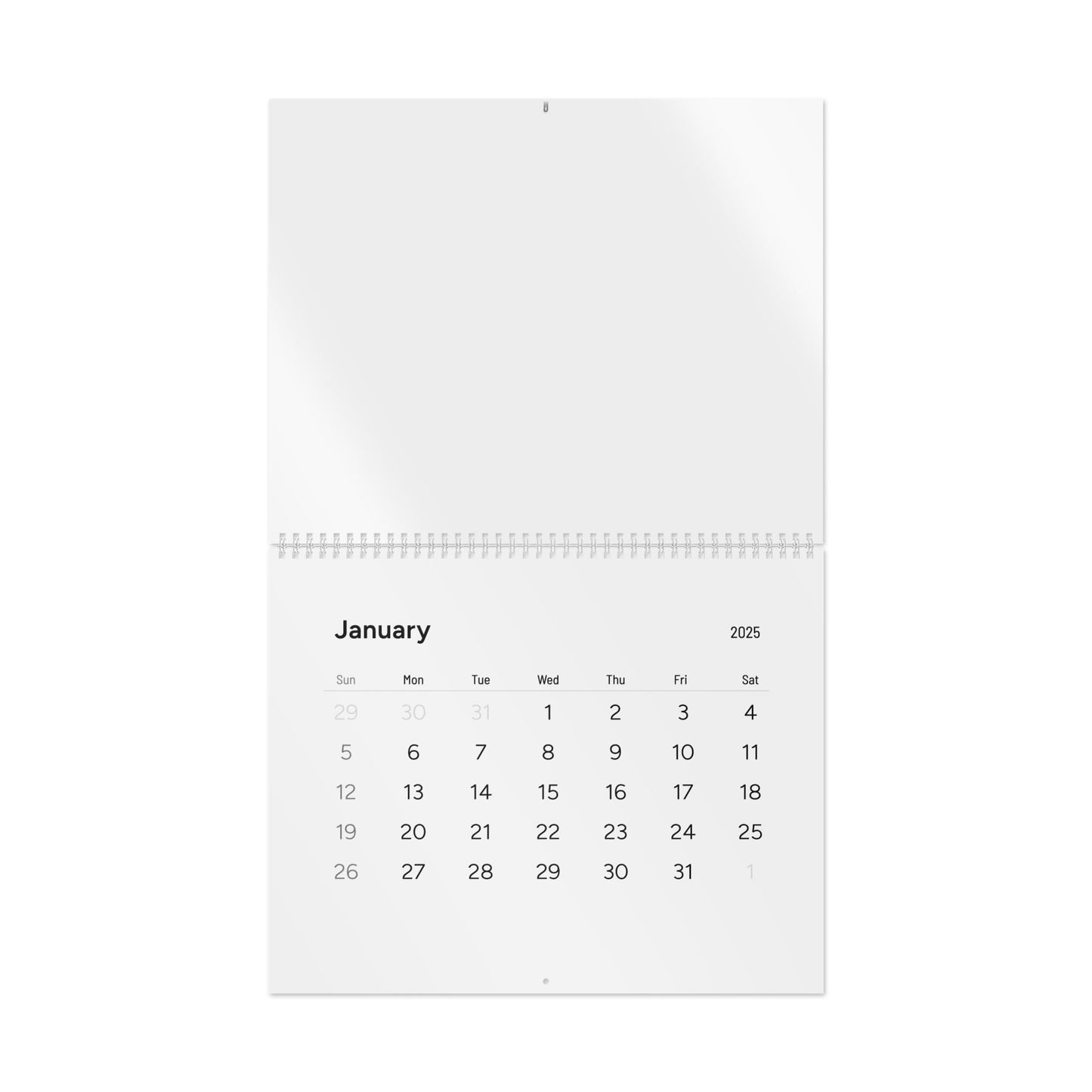Standard Wall Calendar (2025)