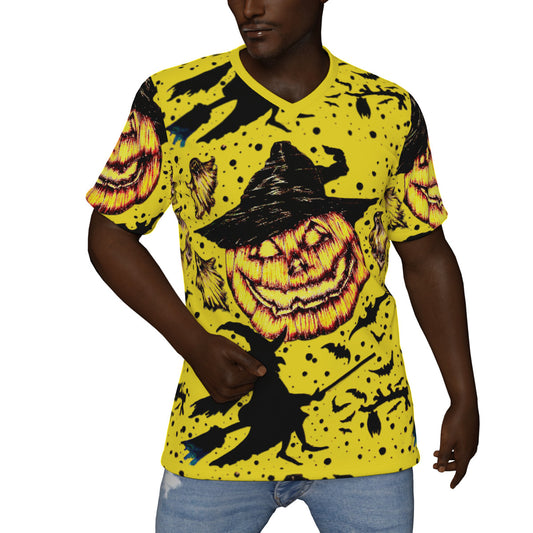 All-Over Print V-Neck T-Shirt