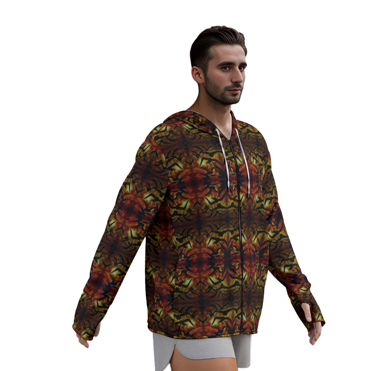 All-Over Print Men's Protection Jacket