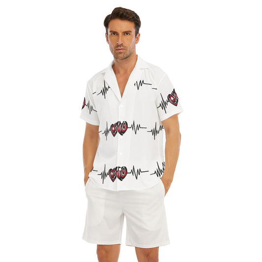 All-Over Print Men's Deep V-neck Short Sleeve T-shirt