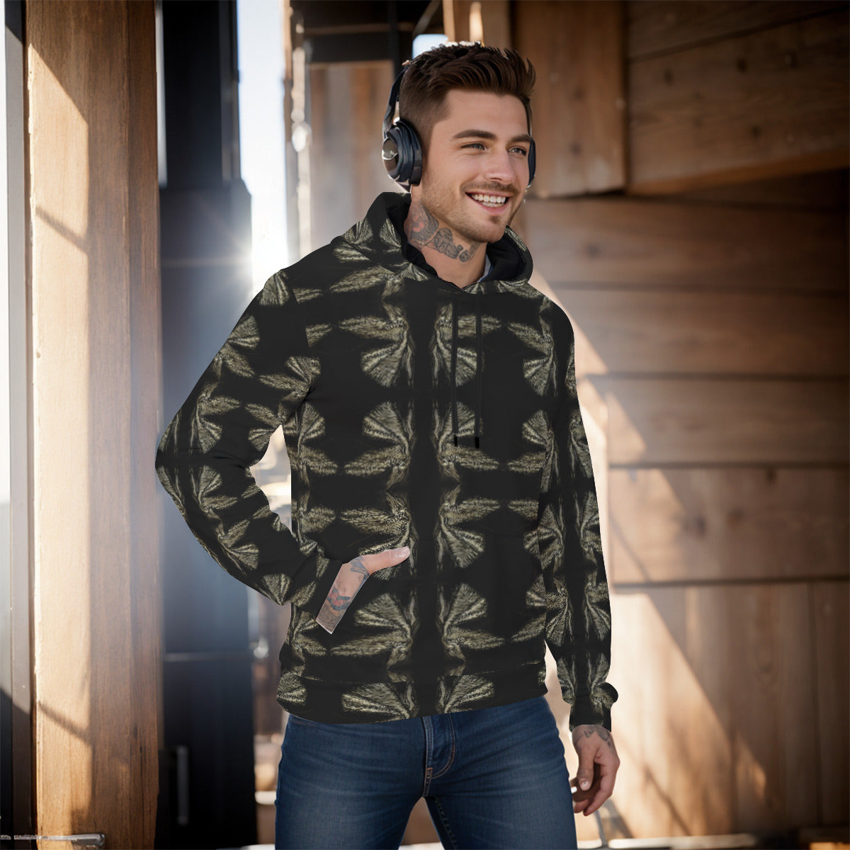 All-Over Print Men's Pullover Hoodie