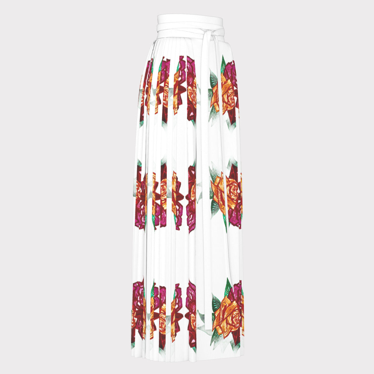 All-Over Print Women's  Traditional Chinese Pleated Skirt