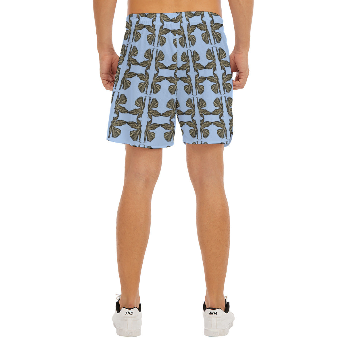 All-Over Print Men's Side Split Running Sport Shorts
