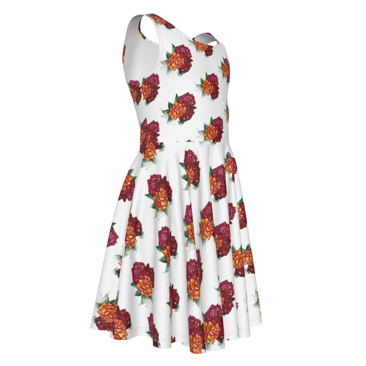 All-Over Print Kid's Sleeveless Vest Dress